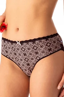 KEY FIGI DAMSKIE LPC 731 B25 2 SZT. M CZARNY-RÓŻOWY - Majtki damskie - miniaturka - grafika 1
