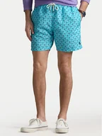 Kąpielówki męskie - Polo Ralph Lauren Szorty kąpielowe 710963824001 Błękitny Classic Fit - miniaturka - grafika 1