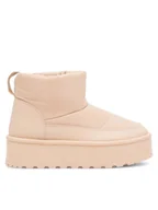 Śniegowce damskie - Jenny Fairy Śniegowce Amy NS070301-01 Beżowy - miniaturka - grafika 1