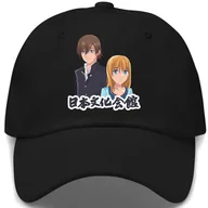 Czapki i chusty sportowe męskie - Czapka Z Daszkiem Dziecięca ANIME COUPLE Czarny Na Lato Różne Wzory - miniaturka - grafika 1