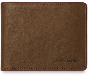 Poziomy Portfel Męski PIERRE CARDIN Skóra Naturalna Skórzany Pojemny - Portfele - miniaturka - grafika 1