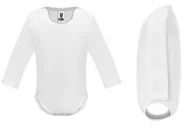 Body dla niemowląt - BODY niemowlęce BAWEŁNA Długi Rękaw Roly HONEY 7202 WHITE 6 MESES - miniaturka - grafika 1