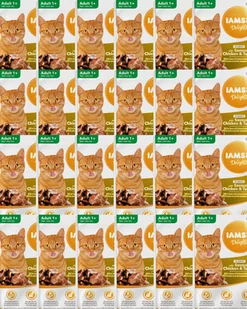 IAMS-Naturally karma dla dorosłych kotów, z aromatycznym kurczakiem i indykiem w sosie 24x85g - Mokra karma dla kotów - miniaturka - grafika 1