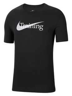 Nike Koszulka sportowa w kolorze czarnym - Koszulki sportowe męskie - miniaturka - grafika 1