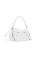 Torebki damskie - Desigual, BAG_HALF HABANA ECRU Women's, biała - miniaturka - grafika 1