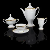 Filiżanki - Filiżanka 170 ml ze spodkiem Empire Królewskie Złoto E773 - miniaturka - grafika 1