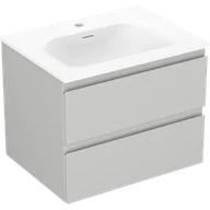 Szafki łazienkowe - Mexen Orio szafka łazienkowa 60 cm z umywalką Vela, 2 szuflady, szara mat/biała mat - 91A10-06047-2-BFF62-W23M01 - miniaturka - grafika 1