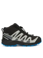 Buty trekkingowe damskie - Salomon Trekkingi Xa Pro V8 Mid Waterproof L47729800 Czarny - miniaturka - grafika 1