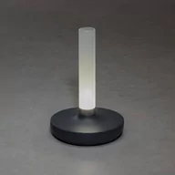 Lampy ogrodowe - Konstsmide Stołowa LED Biarritz, IP54, akumulator, CCT, szara - miniaturka - grafika 1