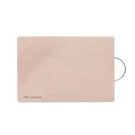 Deski do krojenia - Deska kuchenna drewniana z uchwytem metalowym FLORINA 24 x 16 cm mała - miniaturka - grafika 1