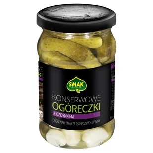 Smak Ogóreczki z czosnkiem 300 g - Mieszanki warzywne, sałatki - miniaturka - grafika 1