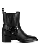 Botki damskie - Gino Rossi Kowbojki WGA3394-1 Czarny - miniaturka - grafika 1