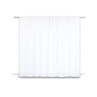 Firany - Firana na taśmie 300 x 160 cm jednokolorowa, biała - miniaturka - grafika 1