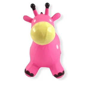 Skoczek Gumowy Pompowany Żyrafa Koń w kropki niebieski, różowy, czerwony - Skoczki dla dzieci Skoczek Gumowy Pompowany Żyrafa Koń w kropki niebieski, różowy, czerwony - Skoczki dla dzieci - miniaturka - grafika 1