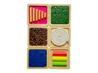 Zabawki sensoryczne - Zestaw 6 paneli sensorycznych - miniaturka - grafika 1