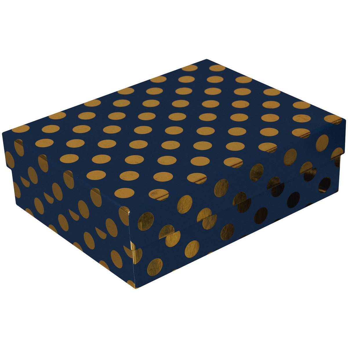 Sparklez Pudełko Granatowe W Kropki, Rozmiar M