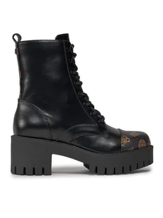 Guess Botki FL8WAP ELE10 Czarny - Botki damskie - miniaturka - grafika 1