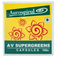Suplementy naturalne - AUROSPIRUL AV SuperGreens Aurospirul 100 kapsułek - miniaturka - grafika 1