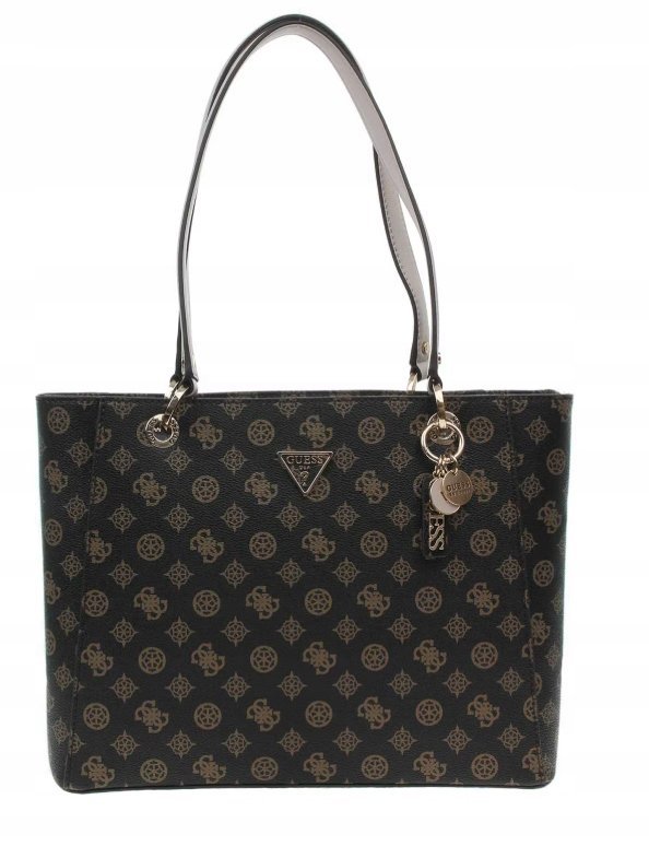 GUESS TOREBKA DAMSKA SHOPPER BRĄZOWA DUŻA 30x9x25 1GŁA