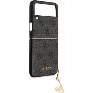 Guess Etui 4G Charms Collection do Galaxy Z Flip 4 szare - Etui i futerały do telefonów Guess Etui 4G Charms Collection do Galaxy Z Flip 4 szare - Etui i futerały do telefonów - miniaturka - grafika 1