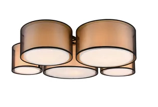 Trio Burton 311400432 lampa wisząca zwis 4x28W E14 czarna - Lampy sufitowe - miniaturka - grafika 3