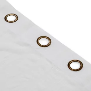 Firana KRESZ kolor biały styl klasyczny złote przelotki przelotki metalowe złote woal gnieciony 280x160 homede - SCURT/HOM/KRESZ - Firany - miniaturka - grafika 2