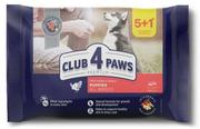 Mokra karma dla psów - KORMOTECH Club 4 Paws Zestaw Indyk W Sosie Dla Szczeniąt Wszystkich Ras  5+1 ( 6 x 80 g) - miniaturka - grafika 1