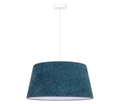 Lampy sufitowe - Duolla - Żyrandol na lince BOUCLE 1xE27/15W/230V śr. 50 cm turkusowy - miniaturka - grafika 1