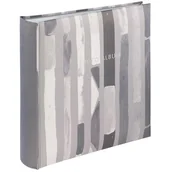 Albumy fotograficzne - Hama Album Stripes 10x15/200 Szary - miniaturka - grafika 1