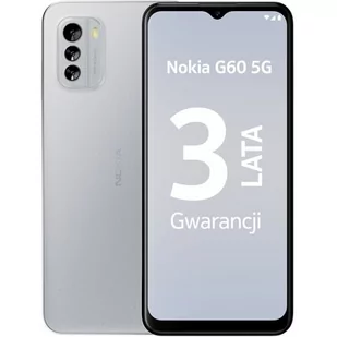 Nokia G60 5G 6GB/128GB Dual Sim Szary - Telefony komórkowe - miniaturka - grafika 1