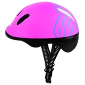 Kaski rowerowe - Kask rowerowy dziecięcy Spokey Strapy różowy - miniaturka - grafika 1
