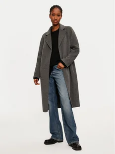 Vero Moda Płaszcz wełniany Ofelia 10315046 Szary Regular Fit - Płaszcze damskie - miniaturka - grafika 1