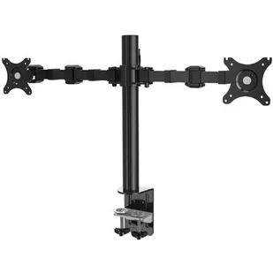 Ergosolid NF12 - Solidny biurkowy uchwyt do dwóch monitorów 2x LCD, LED 10"-30" Regulacja 3D NF12 - Uchwyty do monitorów - miniaturka - grafika 1