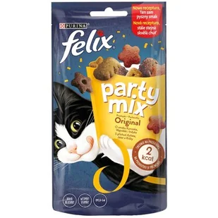 Purina Felix Party Mix karma dla kota o smaku kurczaka, wątróbki i indyka 60g - Suplementy i witaminy dla kotów - miniaturka - grafika 5