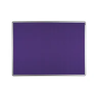 Tablice i flipcharty - ekoTAB Tablica tekstylna ekoTAB w aluminiowej ramie, 90 x 60 cm, fioletowa 535099 - miniaturka - grafika 1