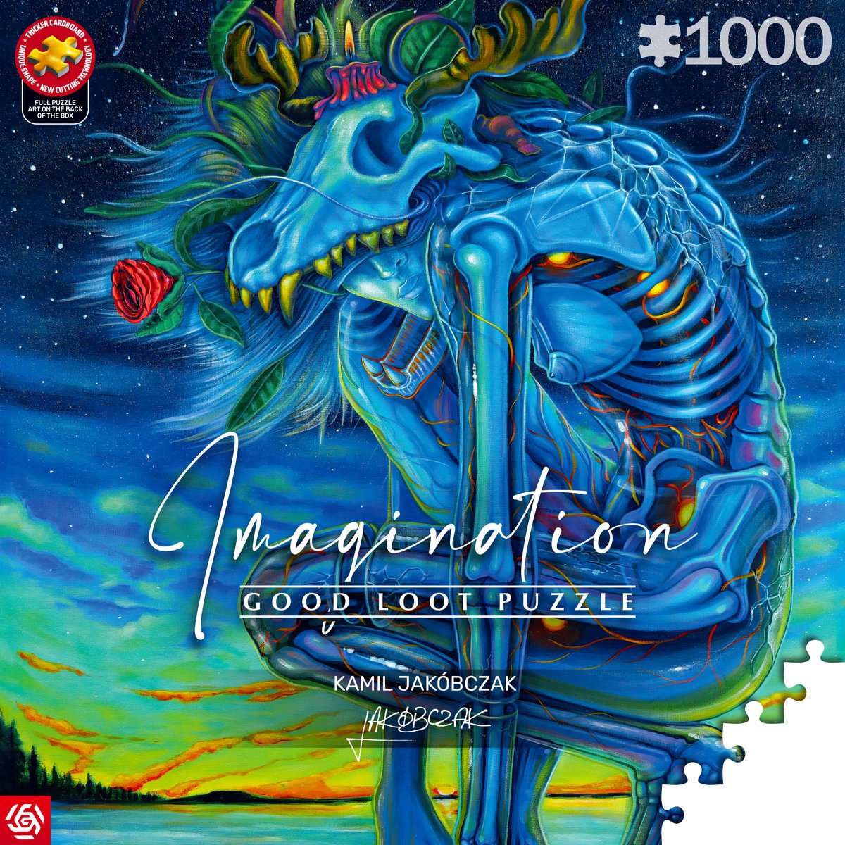 Puzzle, Good Loot, Imagination Puzzle, Kamil Jakóbczak Biały Wilk / White Wolf, 1000 el.