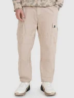 Spodnie męskie - 4F Spodnie męskie casual cargo 4FRSS25TTROM1459-83S Brązowy Roz. L - miniaturka - grafika 1