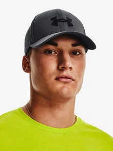 Męska czapka z daszkiem Under Armour  Men's Blitzing Adj-GRY - Czapki i chusty sportowe męskie - miniaturka - grafika 1