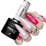 Lakiery hybrydowe - Claresa Glitter 2 Lakier Hybrydowy Brokatowy Holograficzny Brokat - miniaturka - grafika 1