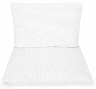 Pościel dla dzieci - POŚCIEL DO ŁÓŻECZKA NIEMOWLĘCA DZIECIĘCA POSZEWKI 120x90 - Szare kropki - miniaturka - grafika 1