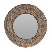 Lustra - Lustro ścienne z hiacyntu wodnego beż - miniaturka - grafika 1