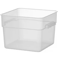 Pojemniki kuchenne - Pojemnik spożywczy do przechowywania żywności z podziałką 11.4 l 290 x 290 x 210 mm - Hendi 870945 - miniaturka - grafika 1