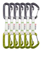 Sprzęt wspinaczkowy - Ekspresy wspinaczkowe Ocun Hawk QD Wire Bio-Dyn-Ring 15 mm 10 cm 6-pack - green - miniaturka - grafika 1