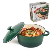 Brytfanny - Gęsiarka żeliwna emaliowana Konighoffer 5 l - miniaturka - grafika 1