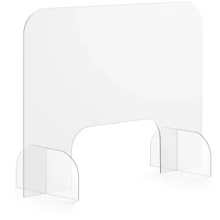 Outlet Osłona z plexi 80 x 60 cm duże okienko 40 x 20 cm - Outlet Wyposażenie warsztatu Uniprodo - Budowa OUTLET - miniaturka - grafika 1