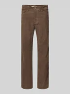 Spodnie męskie - Spodnie sztruksowe o kroju slim fit z mieszanki bawełny - miniaturka - grafika 1