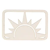Scrapbooking - EKO-DECO, ramka ze słońcem, tekturowa - miniaturka - grafika 1