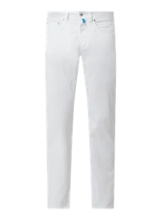 Spodnie o kroju tapered fit z dodatkiem streczu model ‘Lyon’ — ‘Futureflex’ - Spodnie męskie - miniaturka - grafika 1