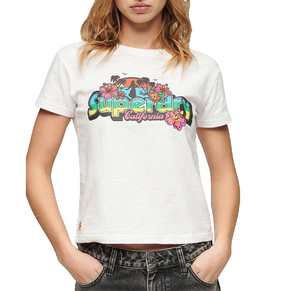 Superdry Cali Sticker Fitted T-shirt