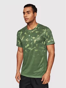 Champion Koszulka techniczna 217093 Zielony Athletic Fit - Koszulki sportowe męskie - miniaturka - grafika 1